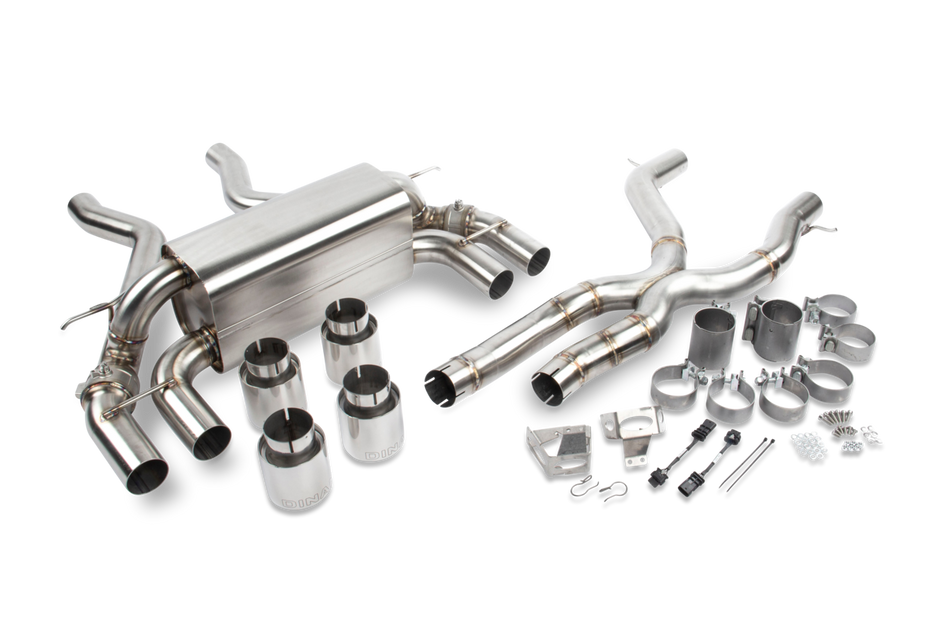 Dinan Free Flow Axle-Back Exhaust & X-Pipe - 2019-2021 BMW M2C